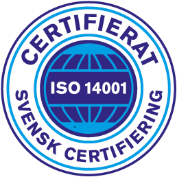 Certifierat Svensk Certifiering ISO 14001